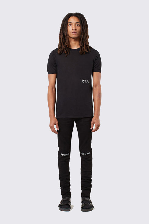 RTA Bryant Skinny (rip Print) Mens Apparel